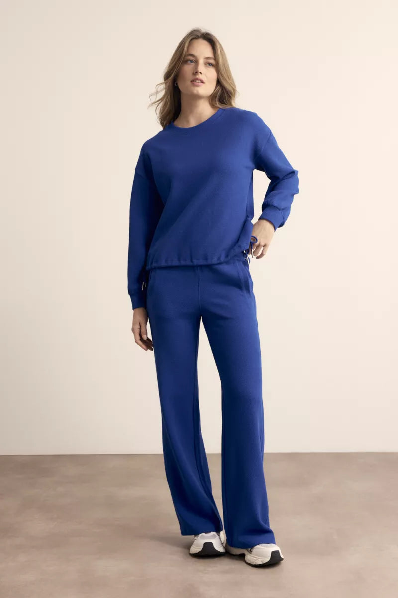 TRAMONTANA Structured Wide-Leg Trousers