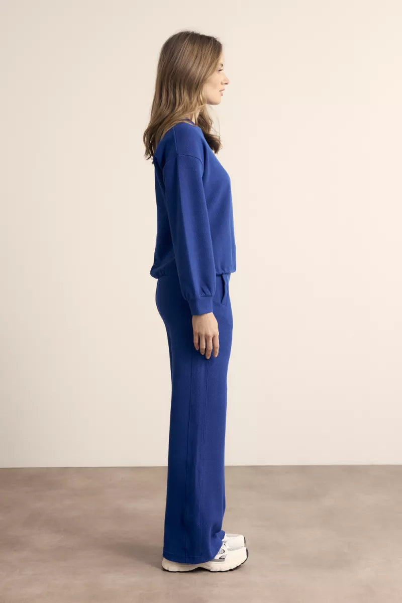 TRAMONTANA Structured Wide-Leg Trousers