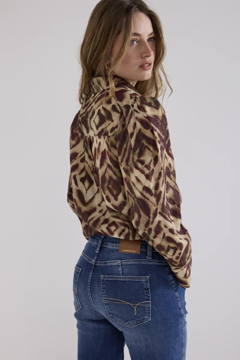 TRAMONTANA Blouse Fading Diamonds