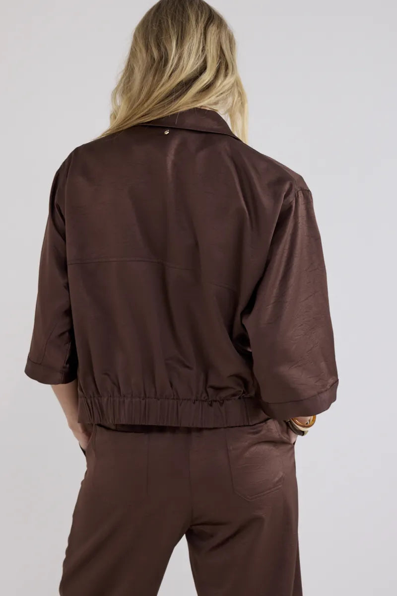 TRAMONTANA Short-Sleeve Jacket Elastic