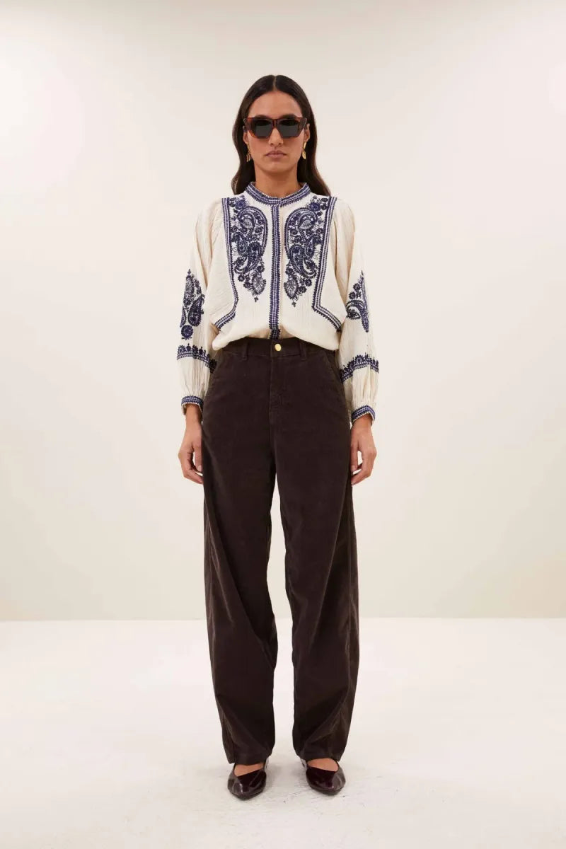BY BAR Senne Embroidery Blouse