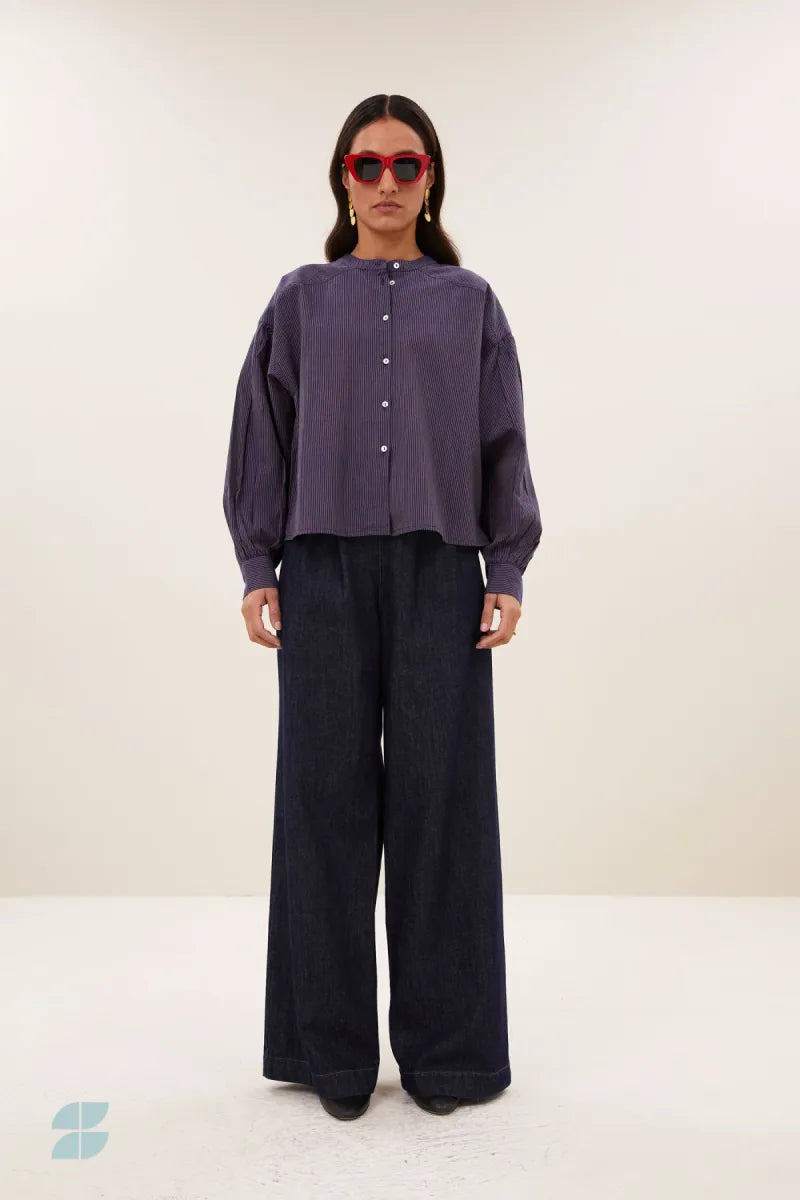 BY BAR Ella Stripe Blouse