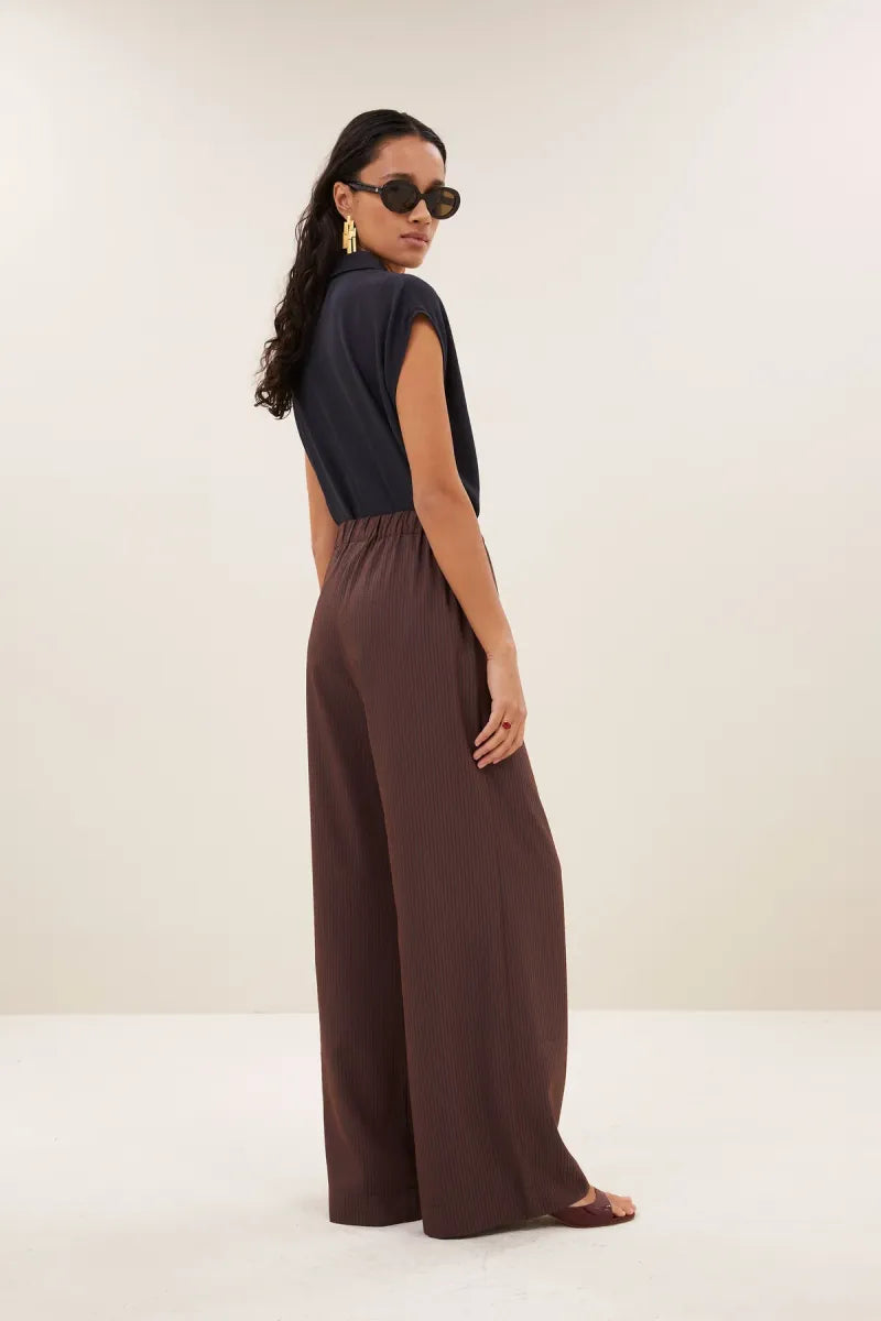 BY BAR Celin Tan Stripe Pants