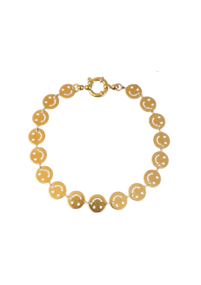 BONNIE STUDIOS Smiley Gold Bracelet