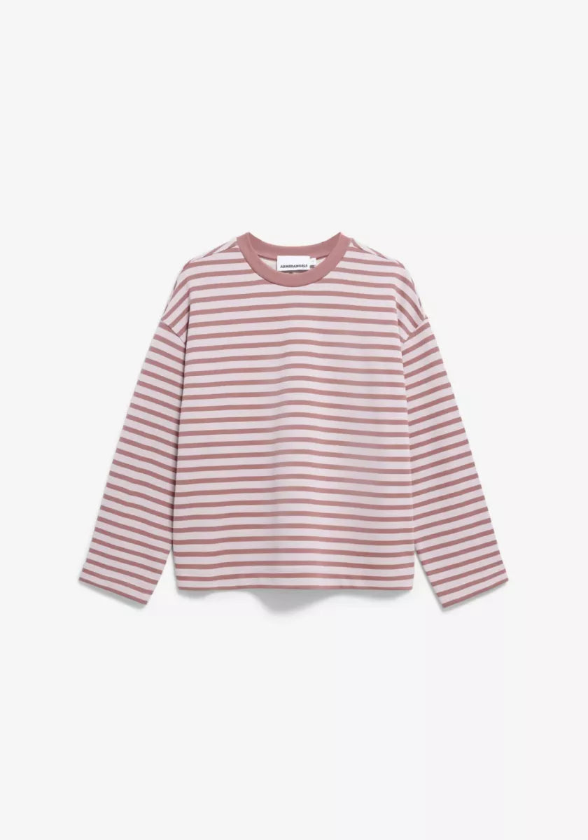 ARMED ANGELS Frankaa Maarlen Stripe - Ice Grape-Dark Berry