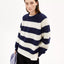 ARMED ANGELS Kaagi Stripes Knit - Blauw