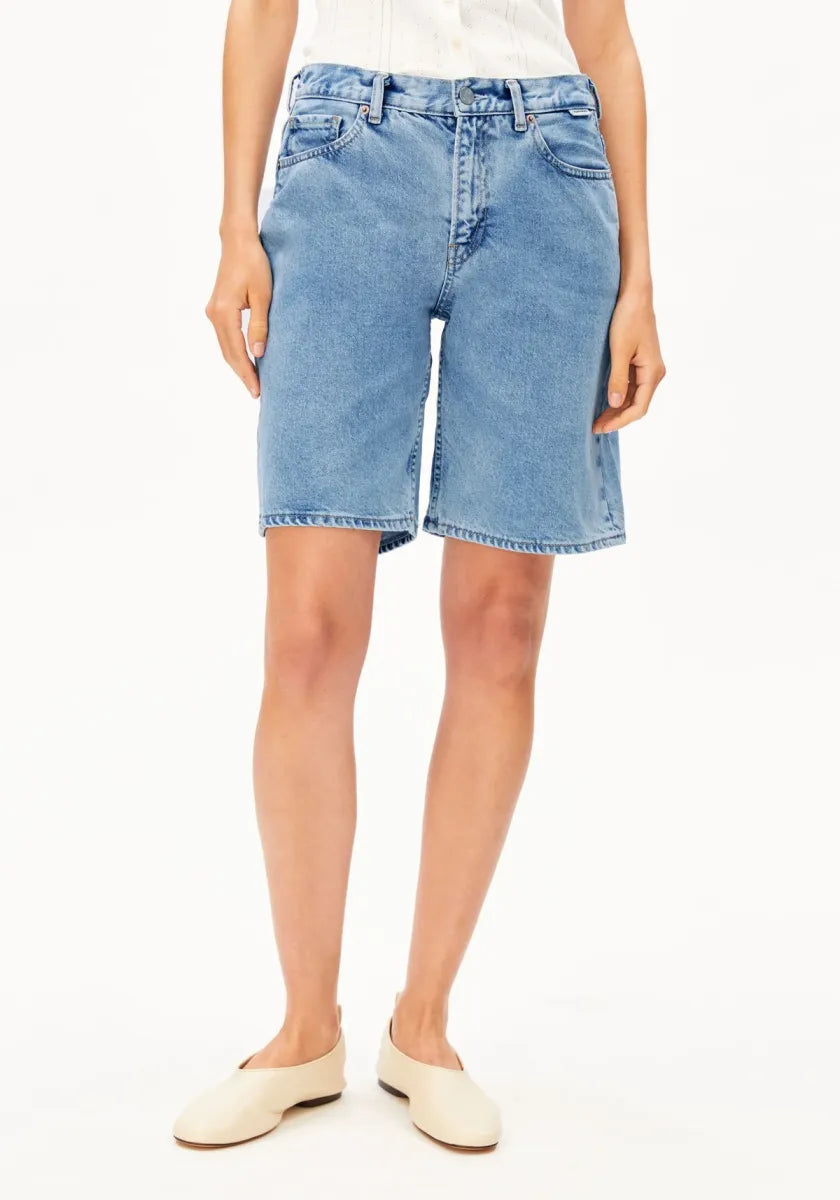 ARMED ANGELS Thalinaa Denim Shorts - Fresh Blue