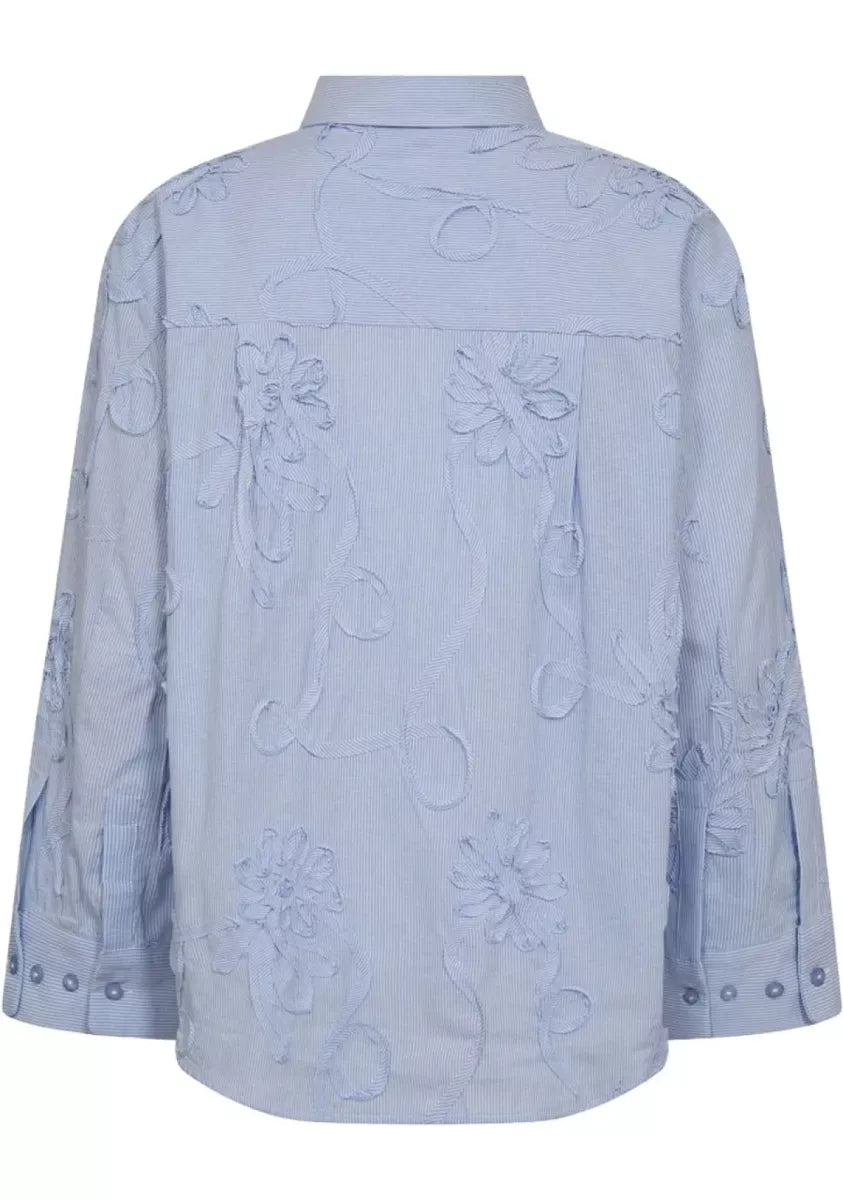 CO' COUTURE Xavier Stripe Flower Blouse