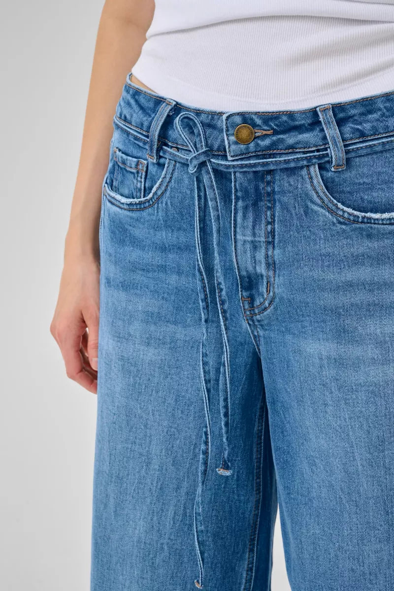 MY ESSENTIAL WARDROBE Karo Mid X-Wide - Mid Blue