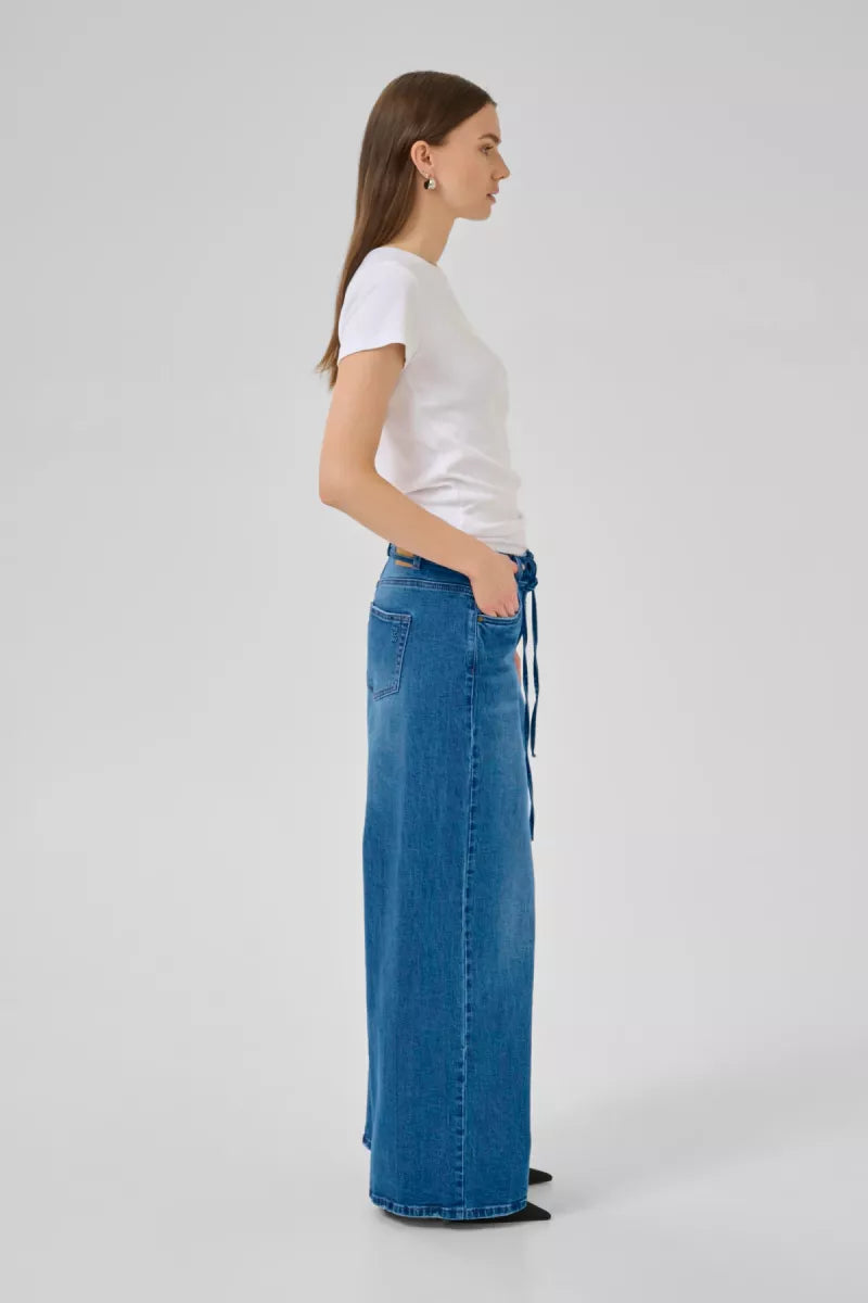 MY ESSENTIAL WARDROBE Karo Mid X-Wide - Mid Blue