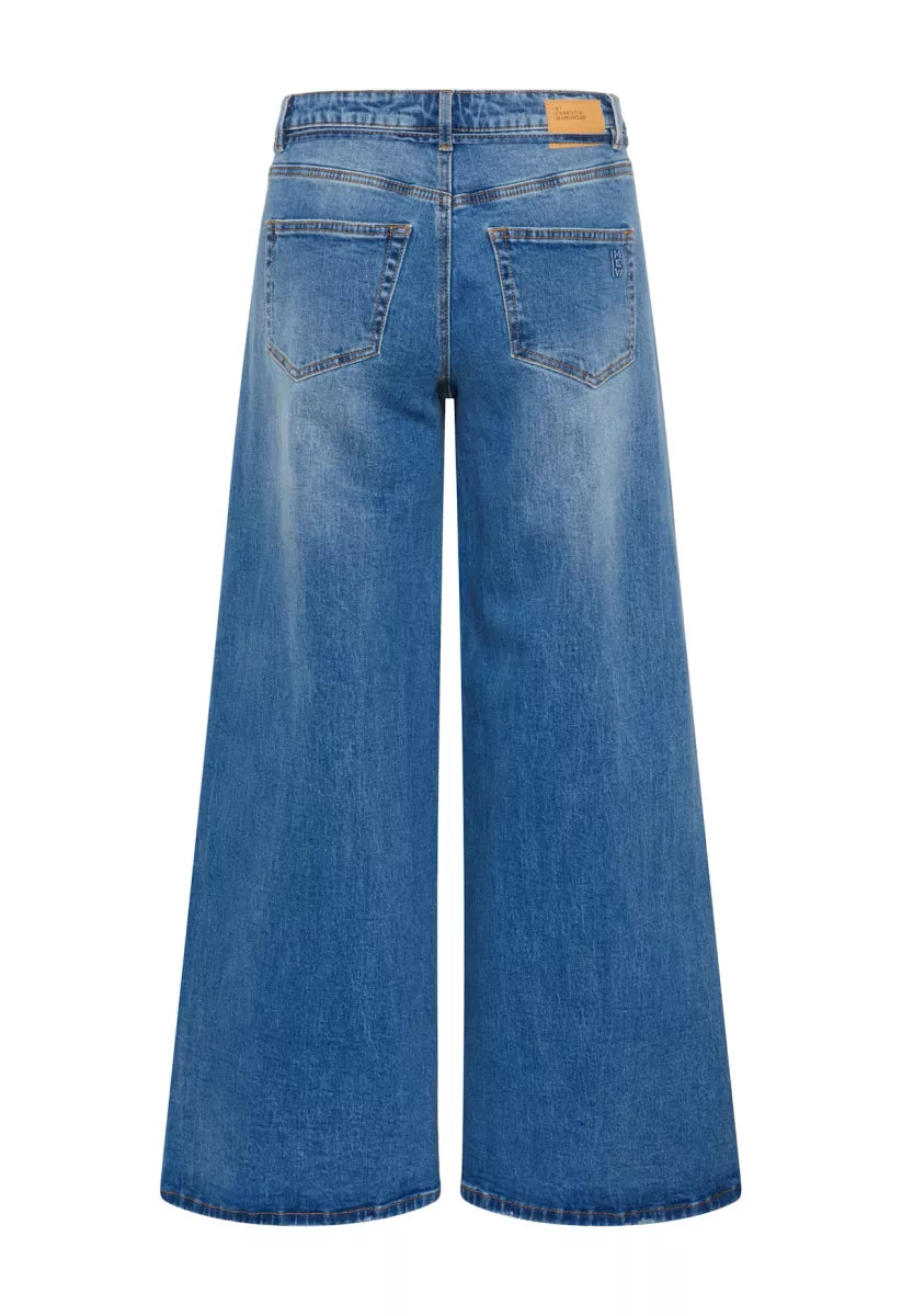 MY ESSENTIAL WARDROBE Karo Mid X-Wide - Mid Blue