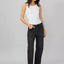 MY ESSENTIAL WARDROBE The Louis High Wide - Black Washed