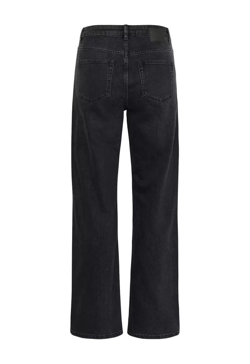 MY ESSENTIAL WARDROBE The Louis High Wide - Black Washed