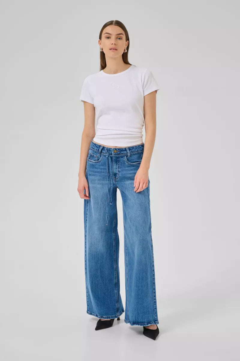 MY ESSENTIAL WARDROBE Karo Mid X-Wide - Mid Blue