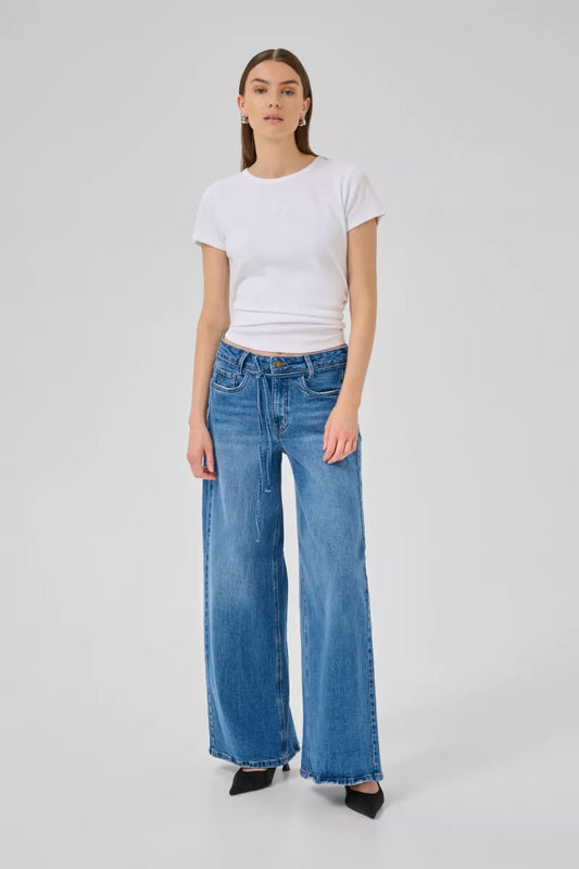 MY ESSENTIAL WARDROBE Karo Mid X-Wide - Mid Blue