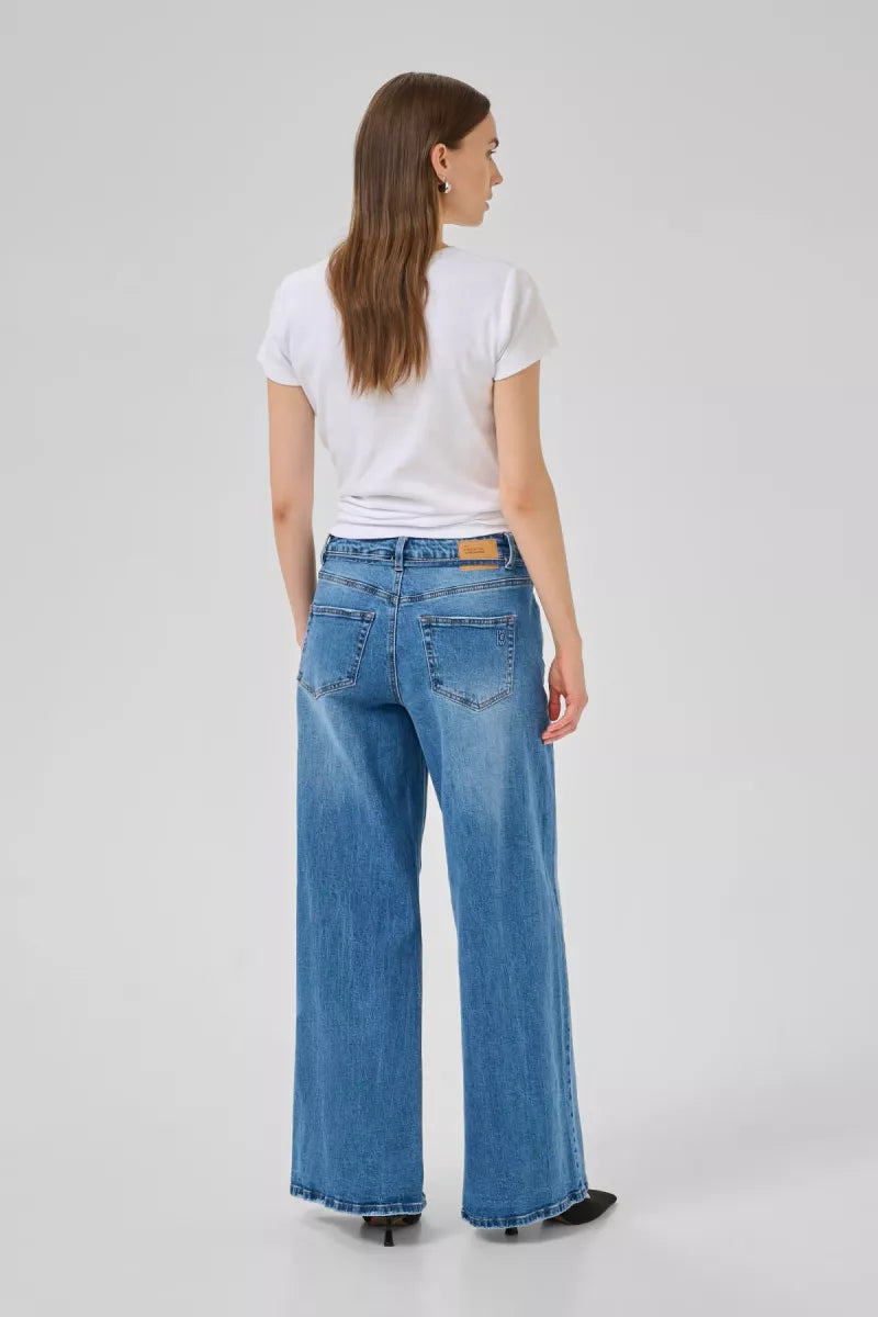 MY ESSENTIAL WARDROBE Karo Mid X-Wide - Mid Blue