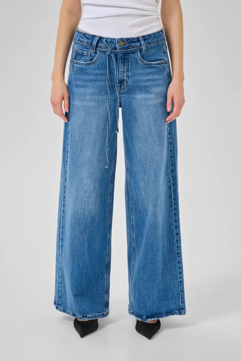 MY ESSENTIAL WARDROBE Karo Mid X-Wide - Mid Blue