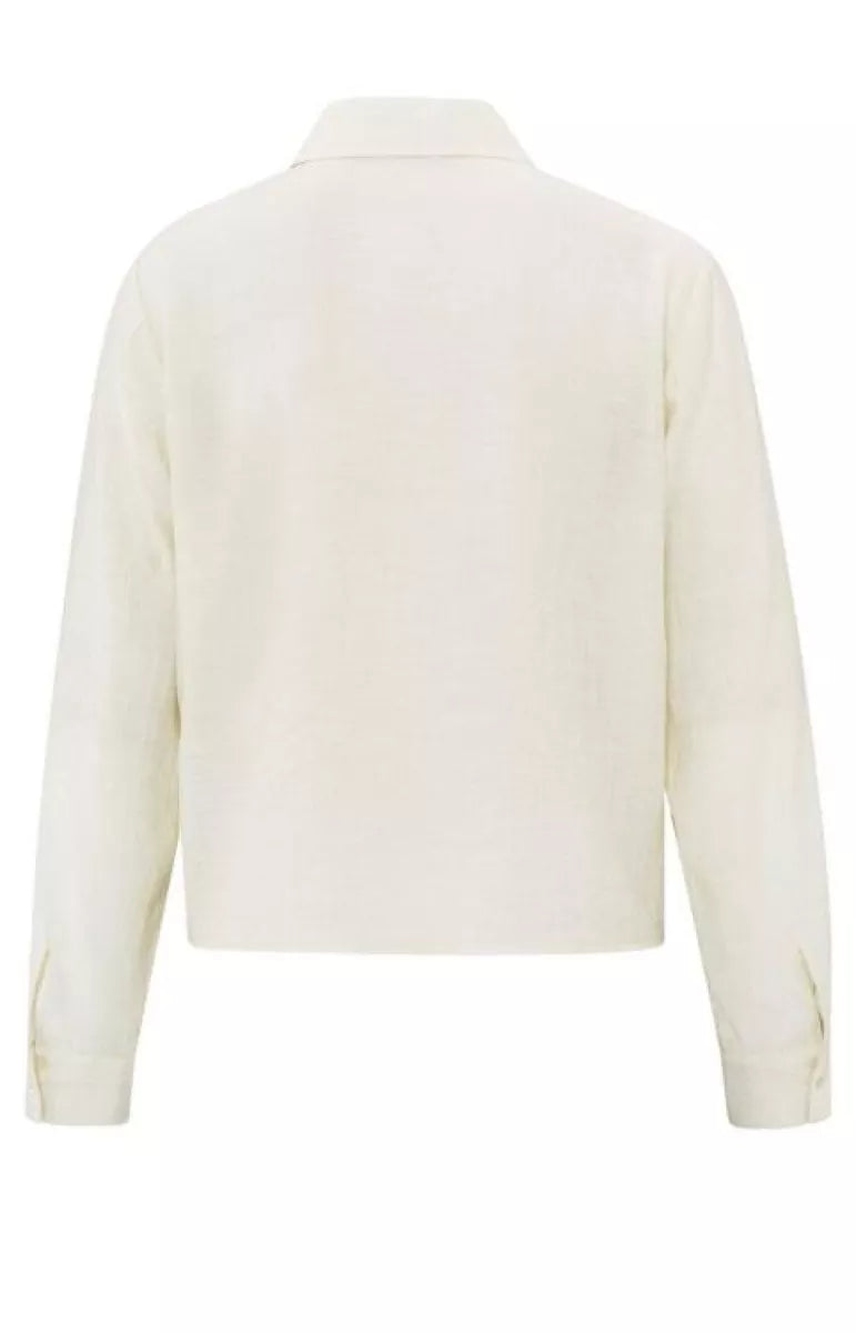 YAYA Layered Blouse - Ecru