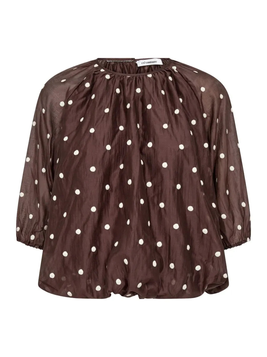 CO' COUTURE Dita Dot Balloon Blouse
