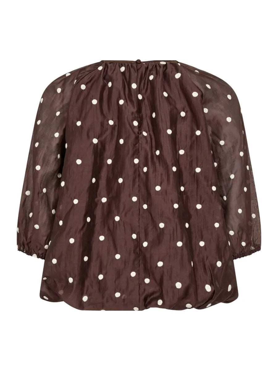 CO' COUTURE Dita Dot Balloon Blouse