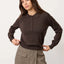 CO' COUTURE Cory Padded Polo Knit