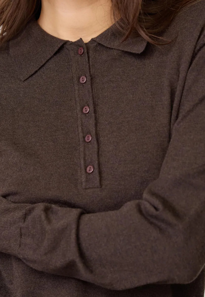 CO' COUTURE Cory Padded Polo Knit