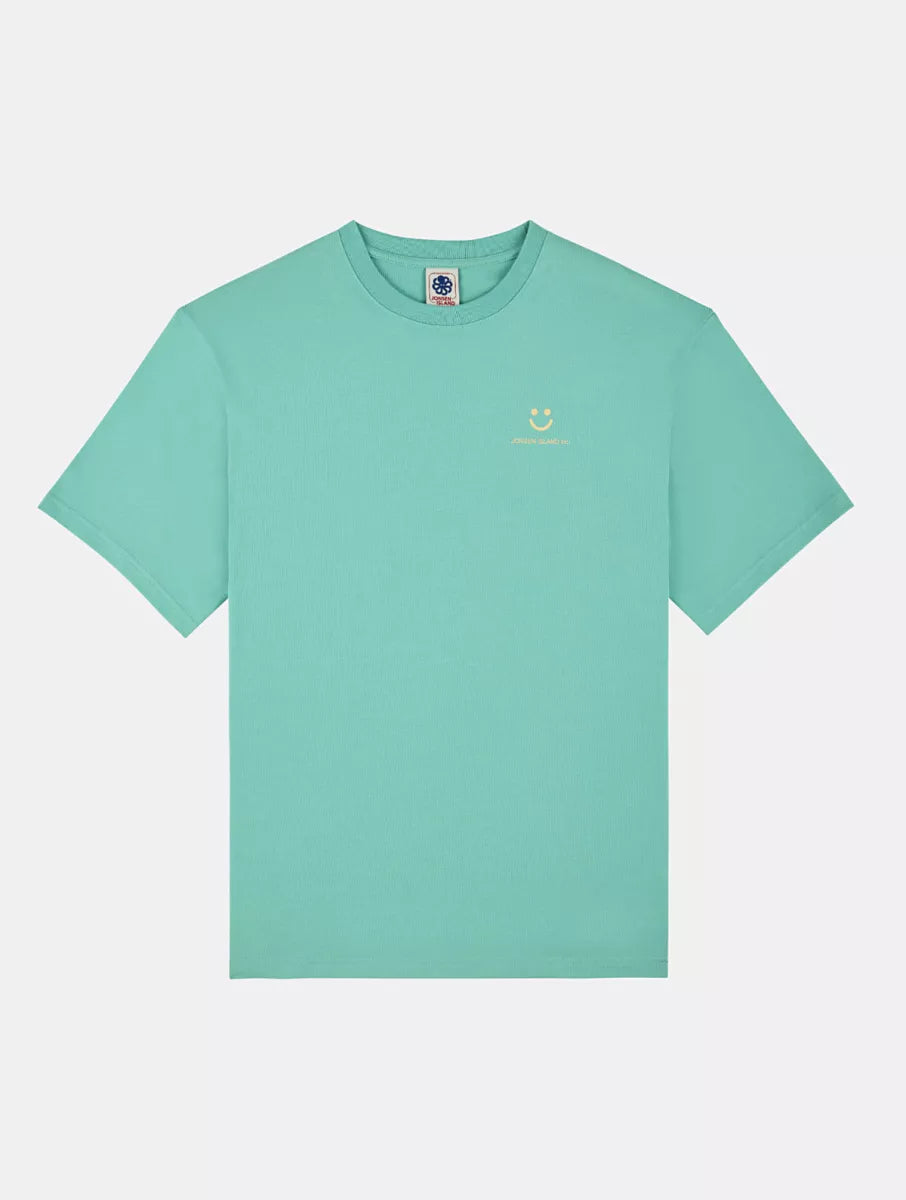 JOHNSEN ISLAND T-Shirt Confort New Friend - Turquoise