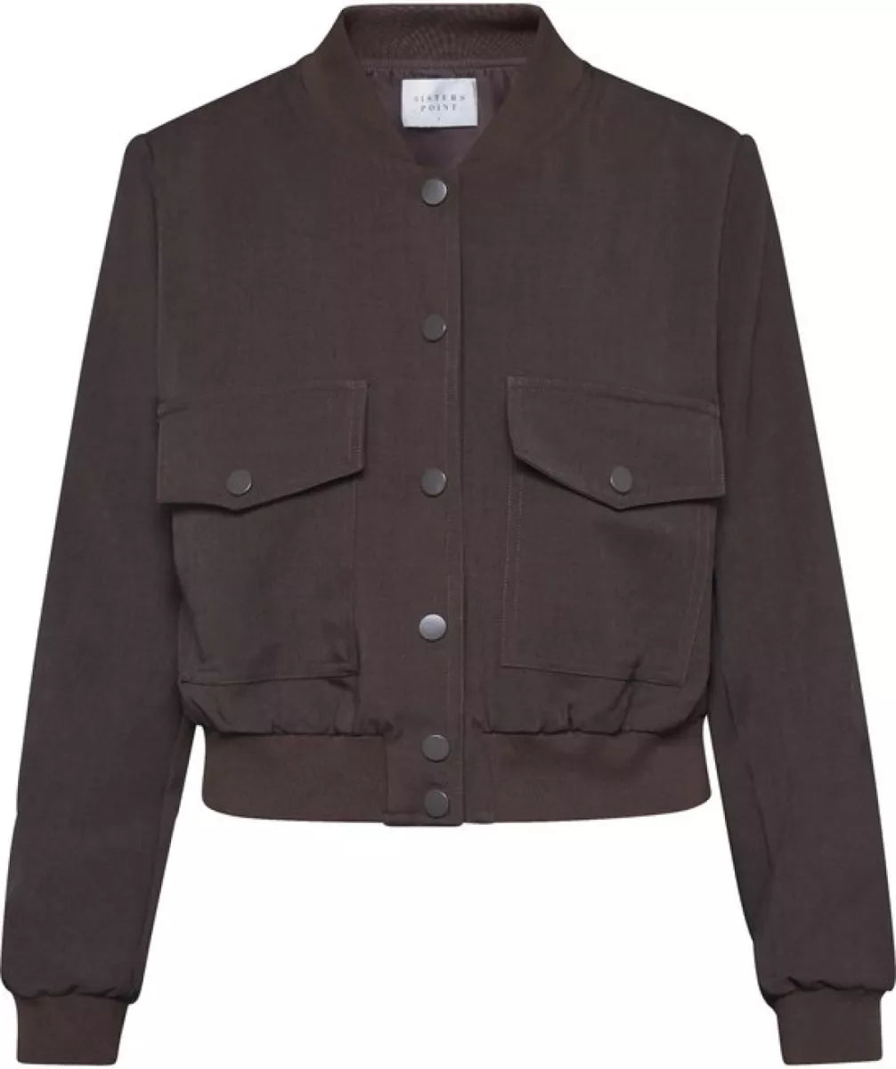 SISTERS POINT Garwin Jacket - D. Chocolate