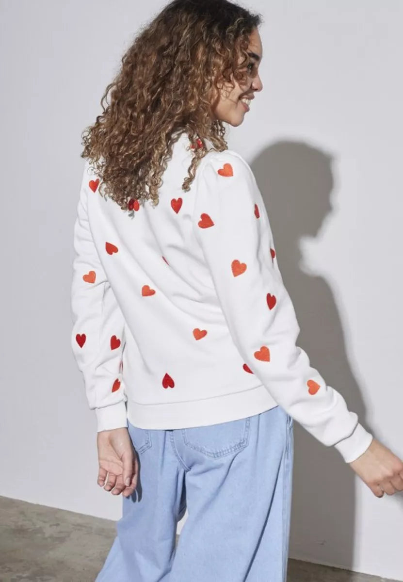 SISTERS POINT Peva Puff - Cream Rasberry