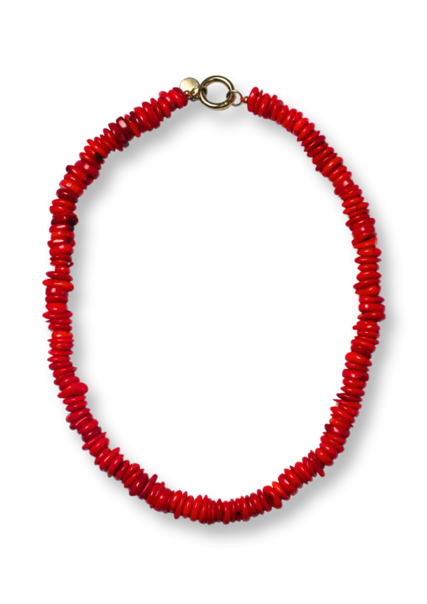 BONNIE STUDIOS Flint Red Necklace