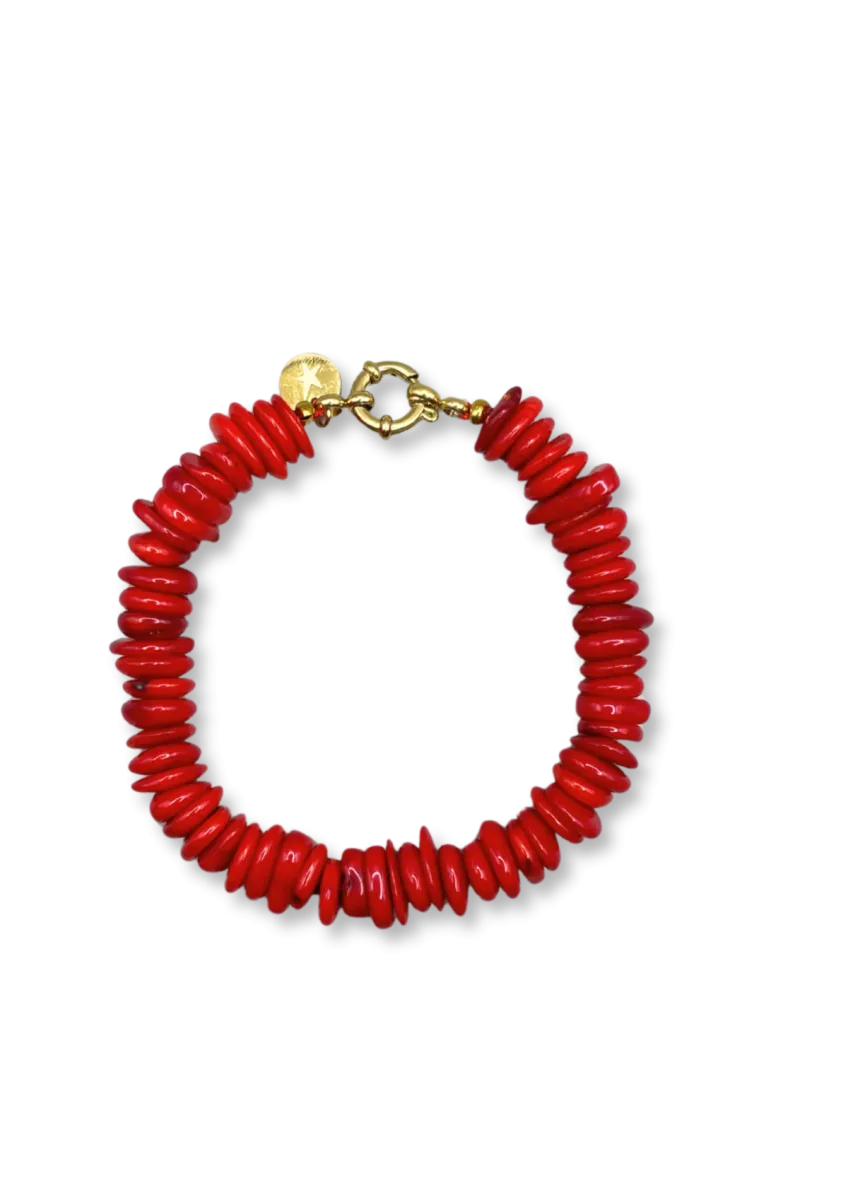 BONNIE STUDIOS Flint Red Bracelet