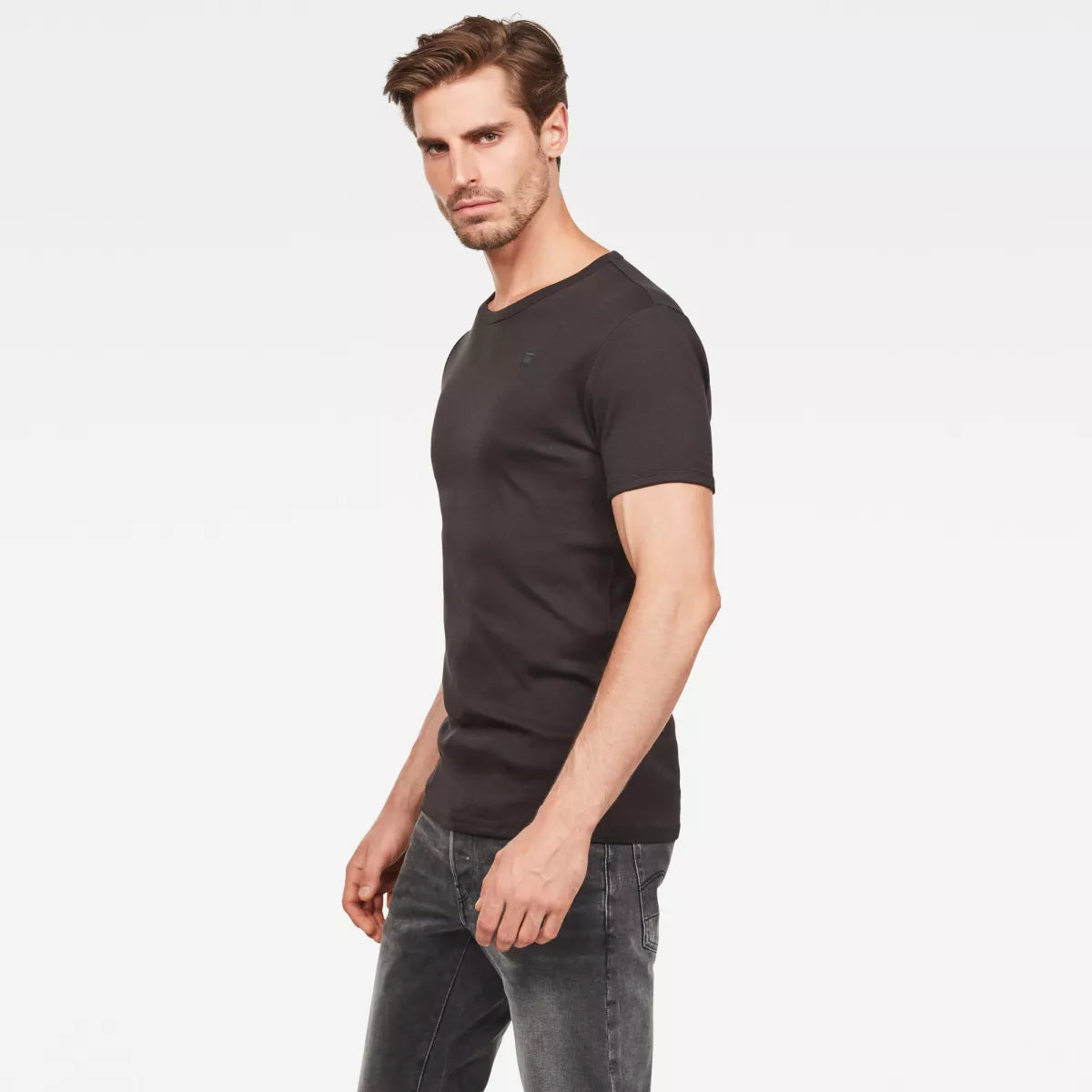 G-STAR Base O-Neck 2-pack - Black