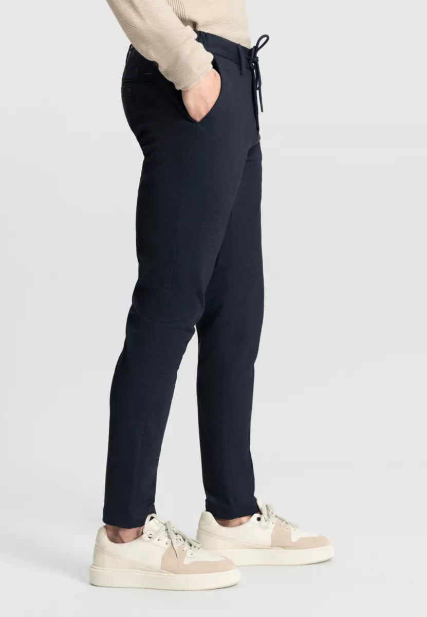 DSTREZZED Lancaster Pattern Sweat Tapered Jogger - Blue