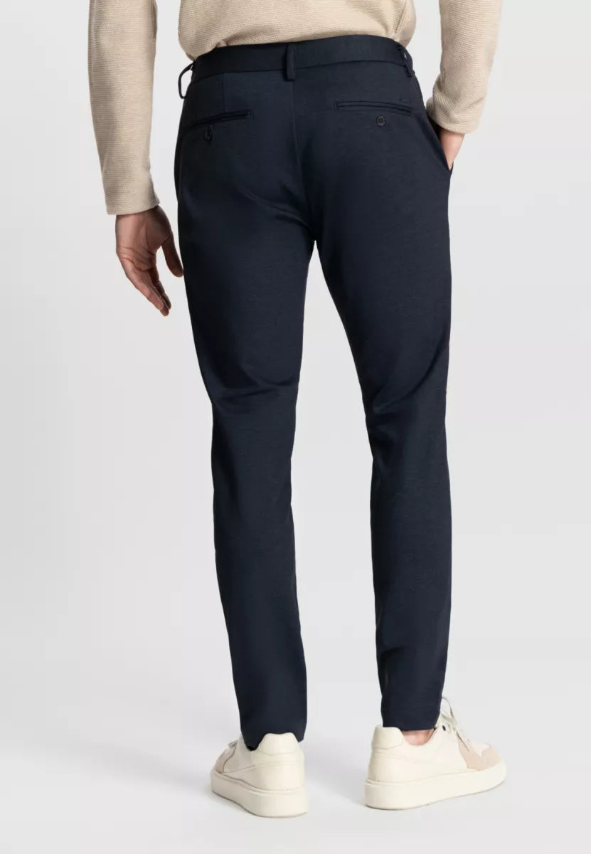 DSTREZZED Lancaster Pattern Sweat Tapered Jogger - Blue