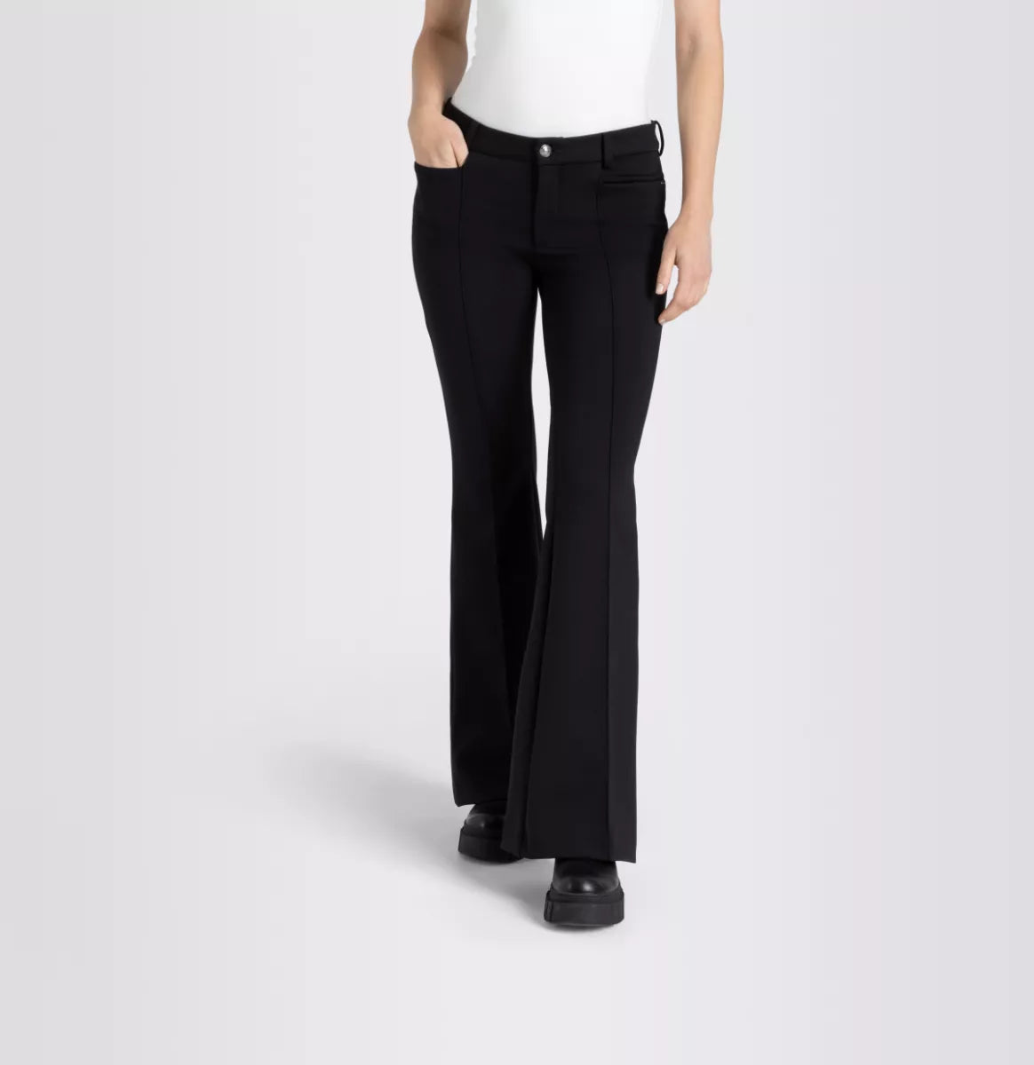 MAC JEANS Dream Boot Trousers - Black