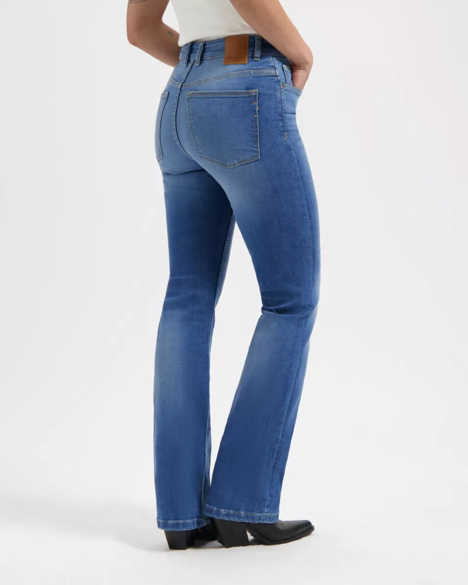 KUYICHI Zoé High Rise Bootcut - Standard Blue