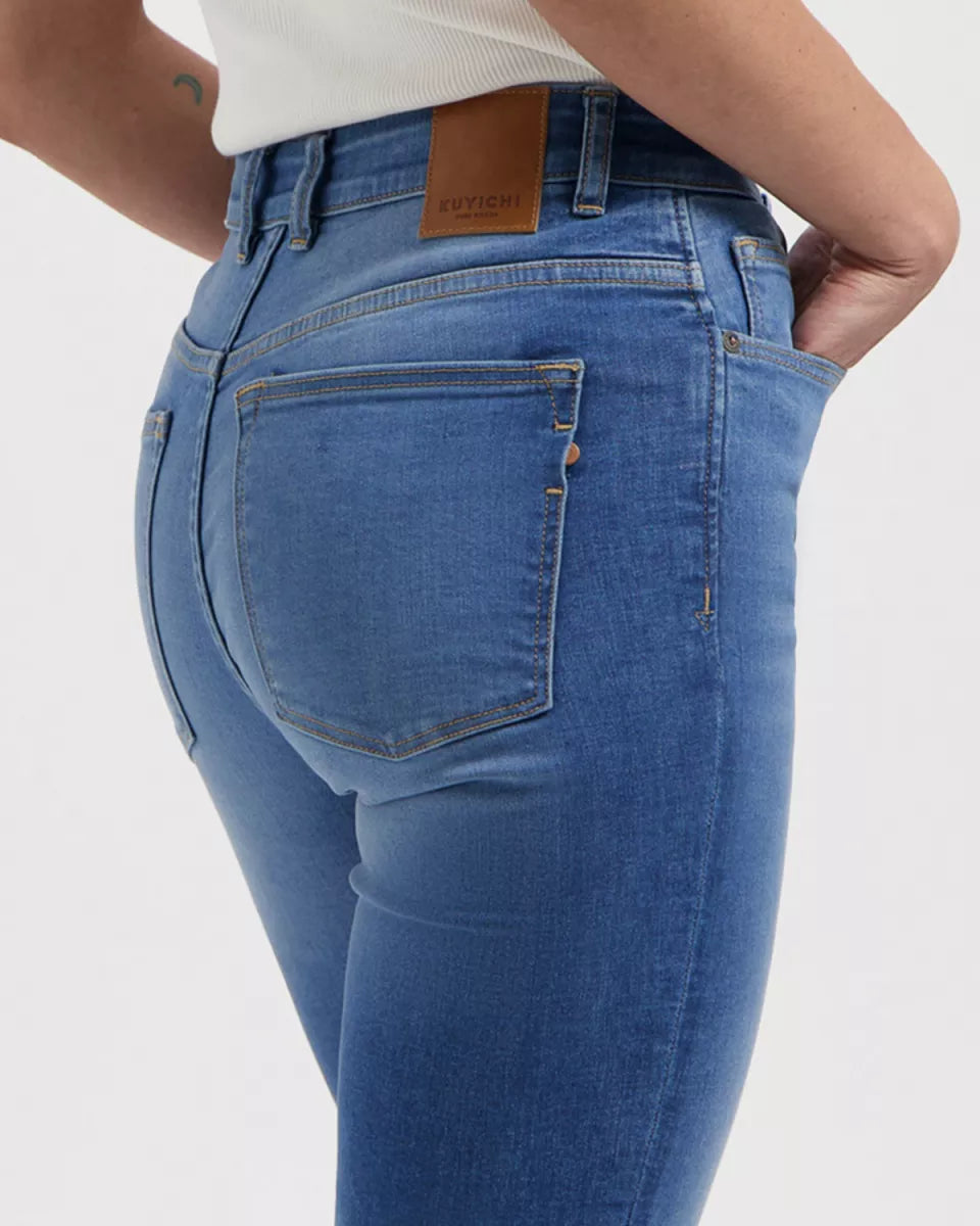 KUYICHI Zoé High Rise Bootcut - Standard Blue