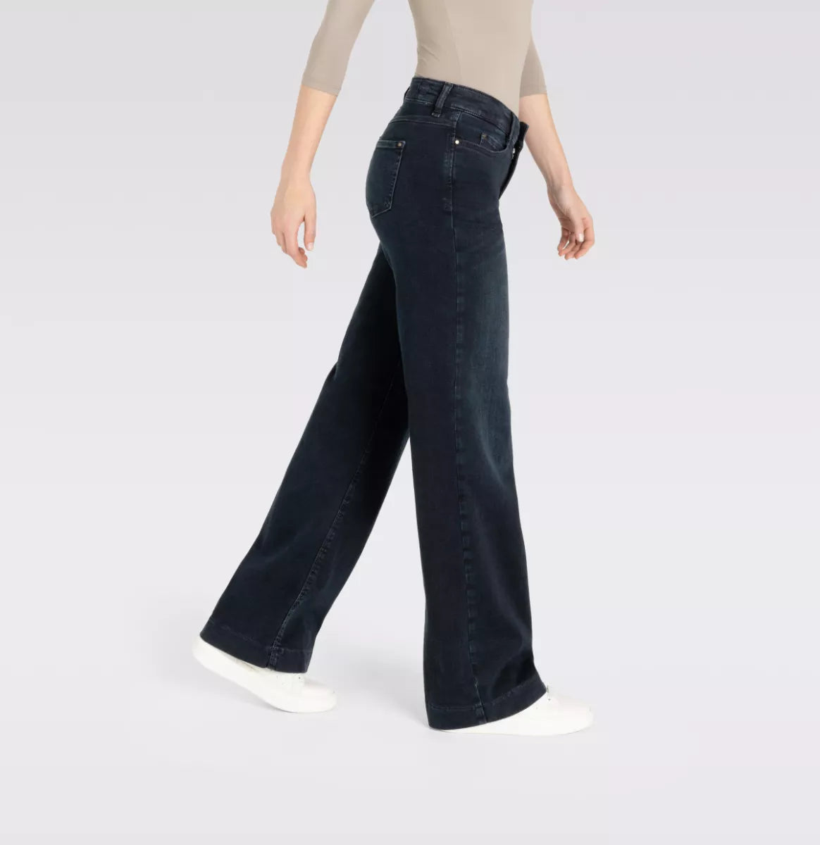 MAC JEANS Dream Wide Jeans - Dark Blue