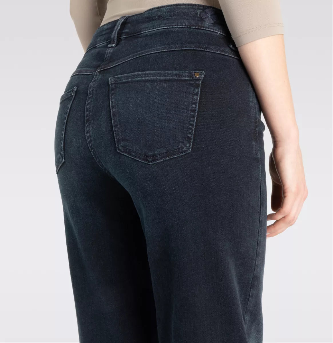 MAC JEANS Dream Wide Jeans - Dark Blue