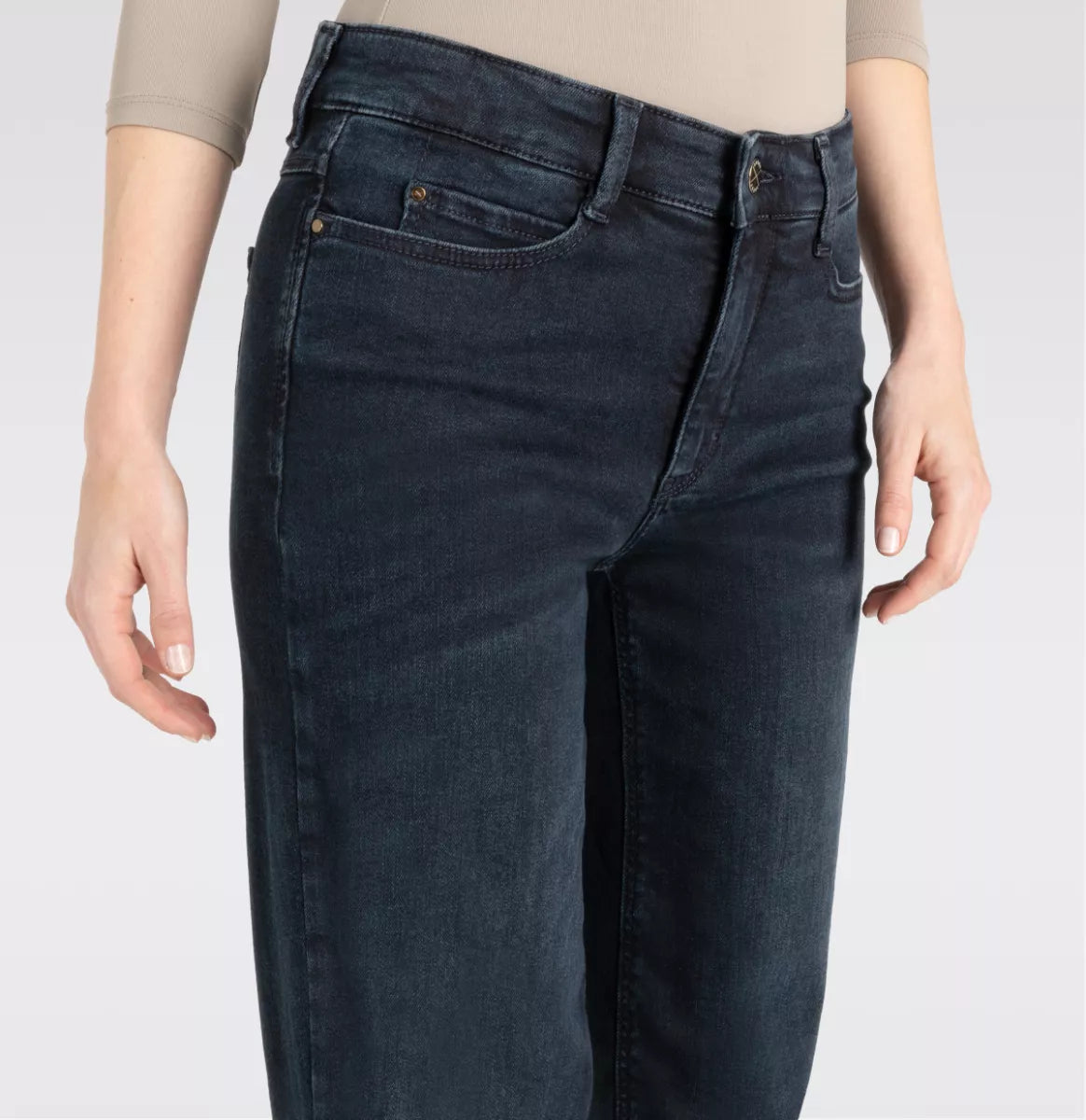 MAC JEANS Dream Wide Jeans - Dark Blue