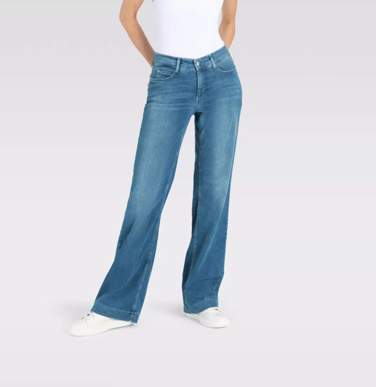 MAC JEANS Dream Wide - Summer Mid Blue Wash