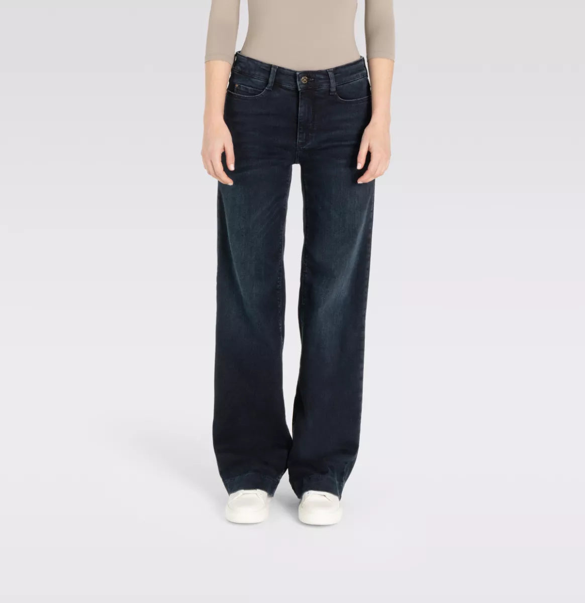 MAC JEANS Dream Wide Jeans - Dark Blue
