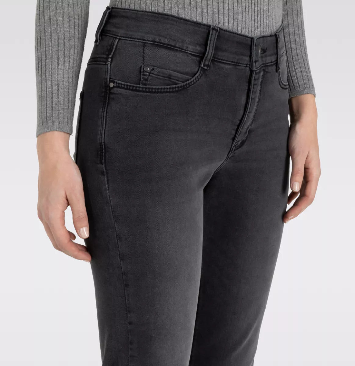 MAC JEANS Dream Straight Jeans - Black Washed