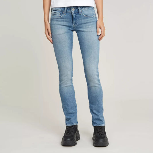 G-STAR Midge Slim Straight - Faded Aloy Blue