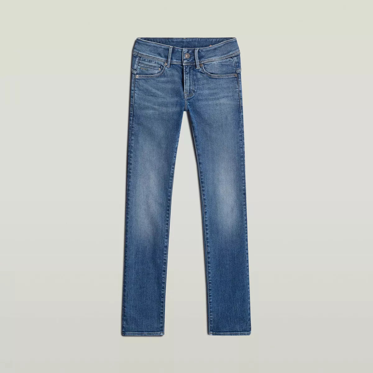 G-STAR Midge Slim Straight - Faded Blue Stream