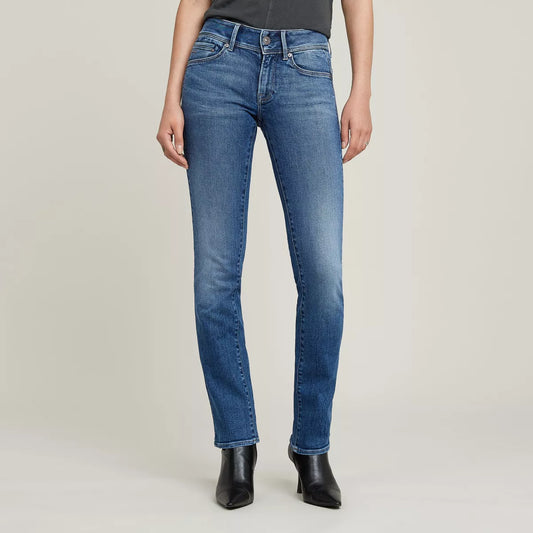 G-STAR Midge Slim Straight - Faded Blue Stream