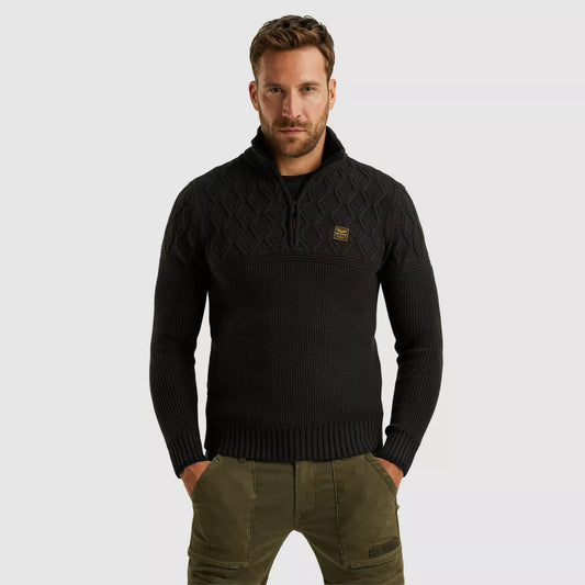 PME-LEGEND Half Zip Collar Mix Yarn