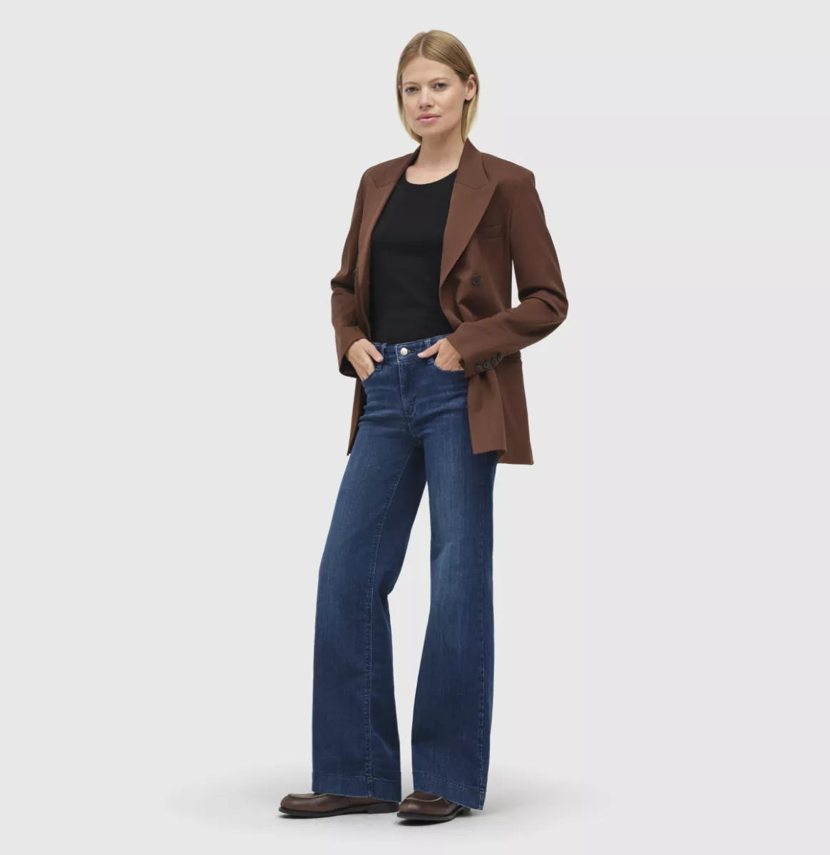 MAC JEANS Dream Wide - Cobalt Authentic Blue