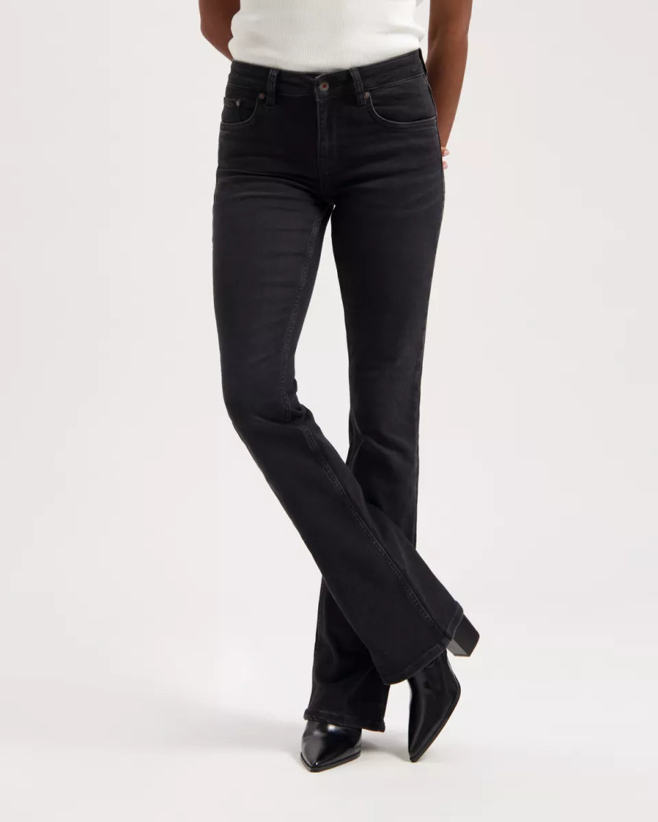 KUYICHI Amy Bootcut - Worn In Black