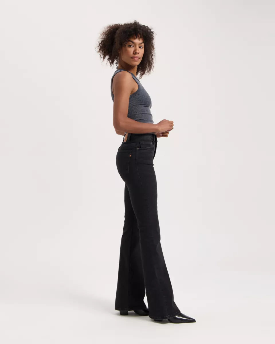KUYICHI Lisette Flare - Worn In Black